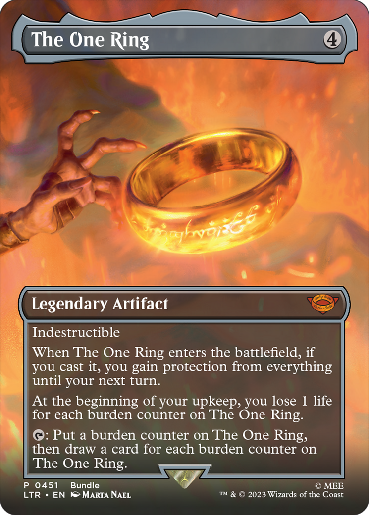 The One Ring (Borderless Alternate Art) [The Lord of the Rings: Tales of Middle-Earth] | Event Horizon Hobbies CA