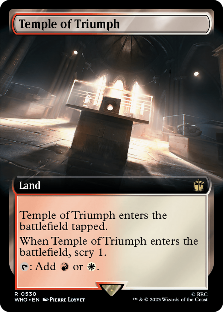 Temple of Triumph (Extended Art) [Doctor Who] | Event Horizon Hobbies CA