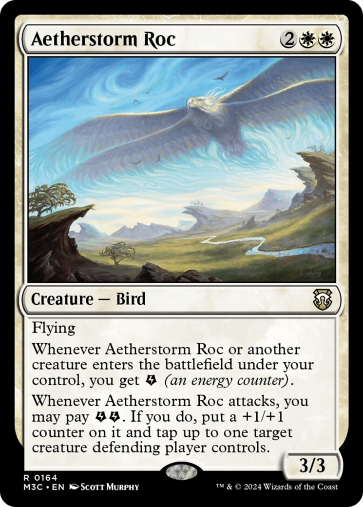 Aetherstorm Roc (Ripple Foil) [Modern Horizons 3 Commander] | Event Horizon Hobbies CA