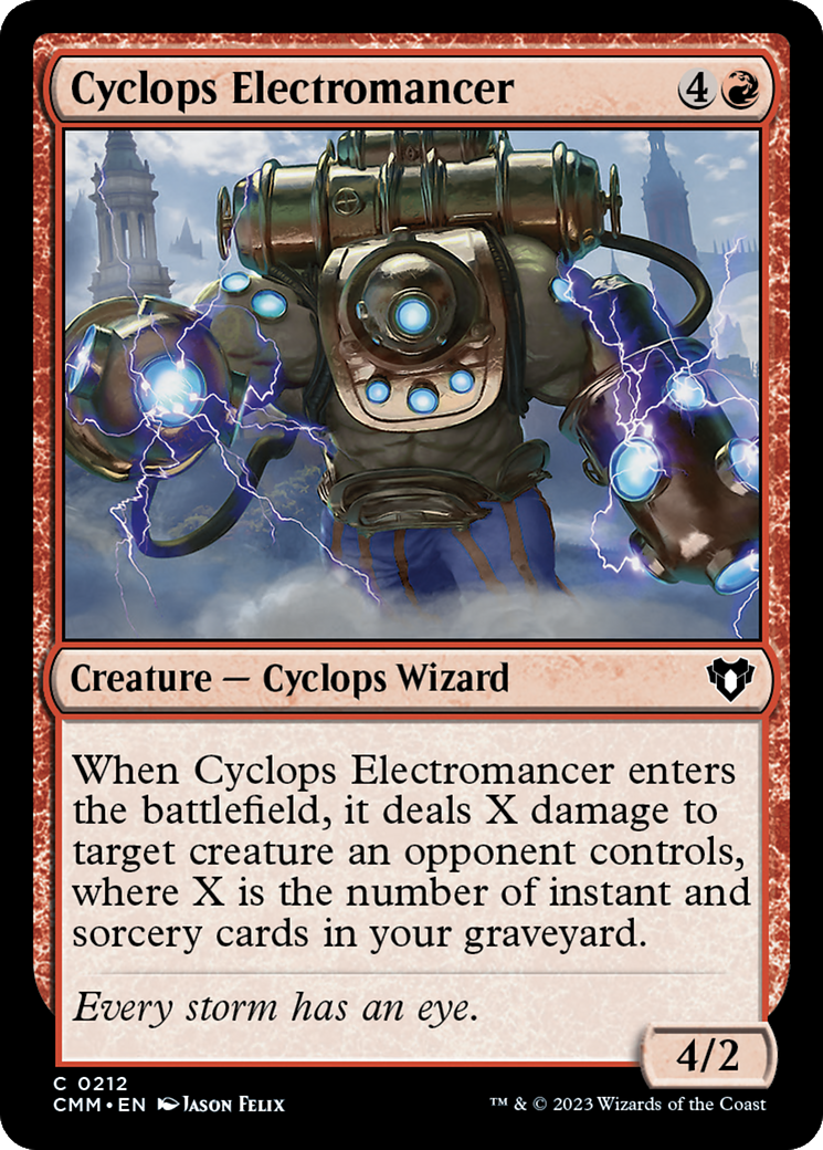 Cyclops Electromancer [Commander Masters] | Event Horizon Hobbies CA