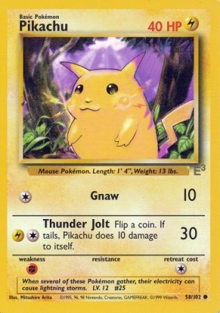 Pikachu (58/102) (E3 Stamped Promo) [Miscellaneous Cards] | Event Horizon Hobbies CA