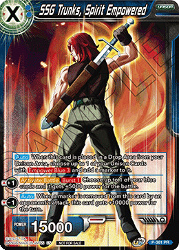 SSG Trunks, Spirit Empowered (P-361) [Promotion Cards] | Event Horizon Hobbies CA