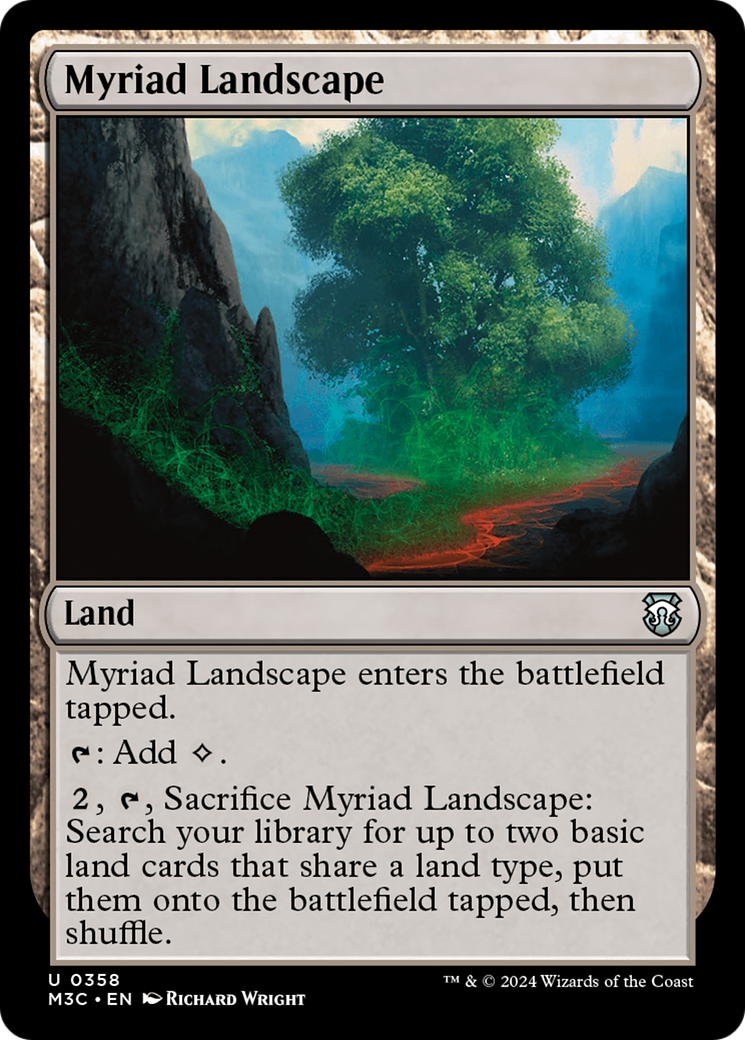 Myriad Landscape (Ripple Foil) [Modern Horizons 3 Commander] | Event Horizon Hobbies CA