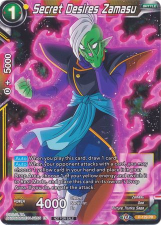 Secret Desires Zamasu (Shop Tournament: Assault of Saiyans) (P-129) [Promotion Cards] | Event Horizon Hobbies CA