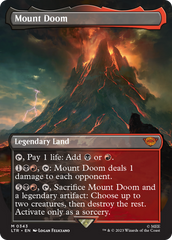 Mount Doom (Borderless Alternate Art) [The Lord of the Rings: Tales of Middle-Earth] | Event Horizon Hobbies CA