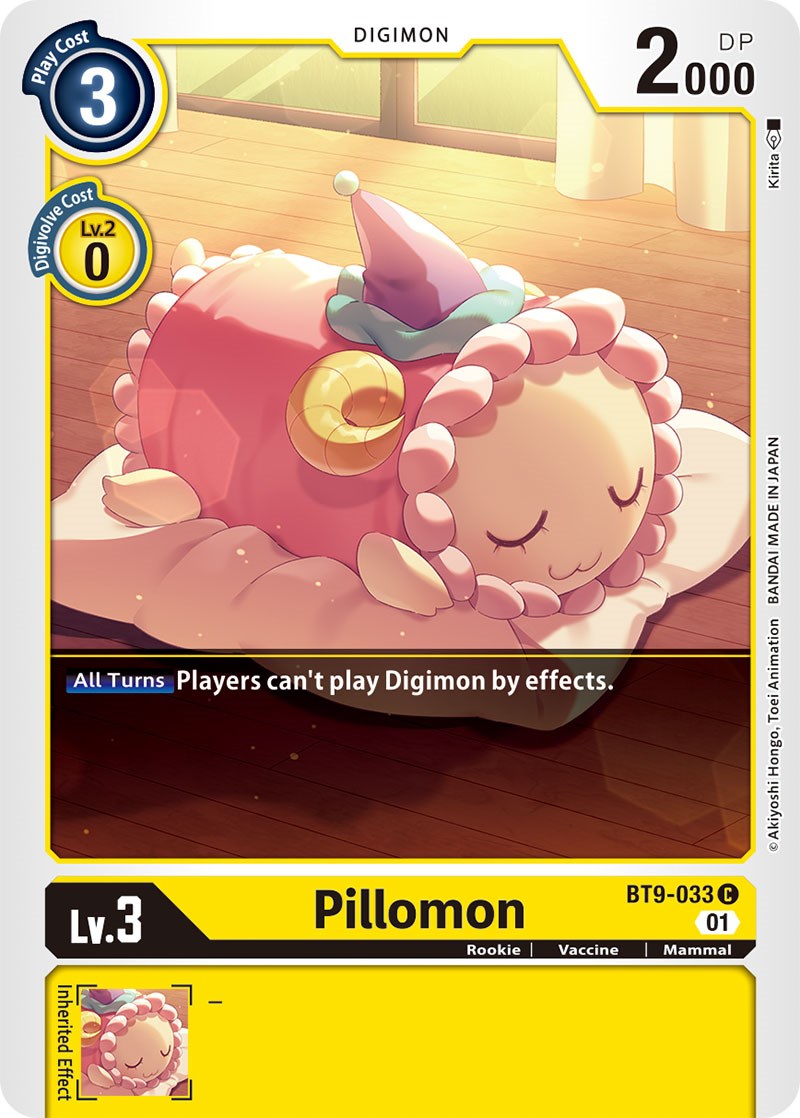 Pillomon [BT9-033] [X Record] | Event Horizon Hobbies CA