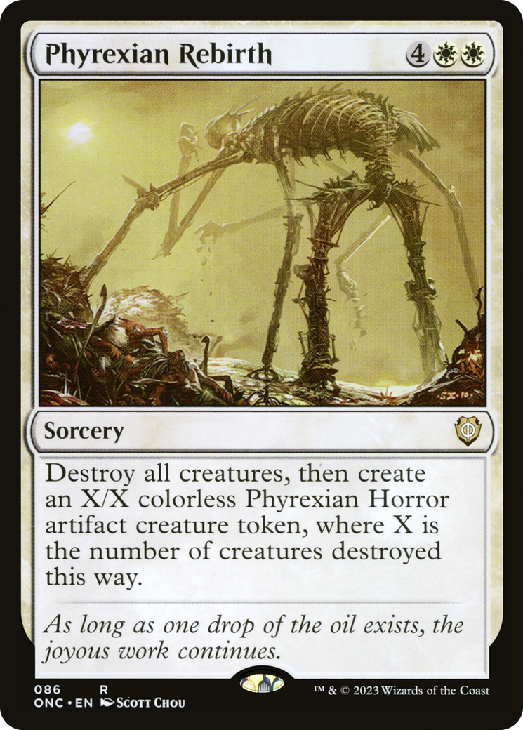 Phyrexian Rebirth [Phyrexia: All Will Be One Commander] | Event Horizon Hobbies CA