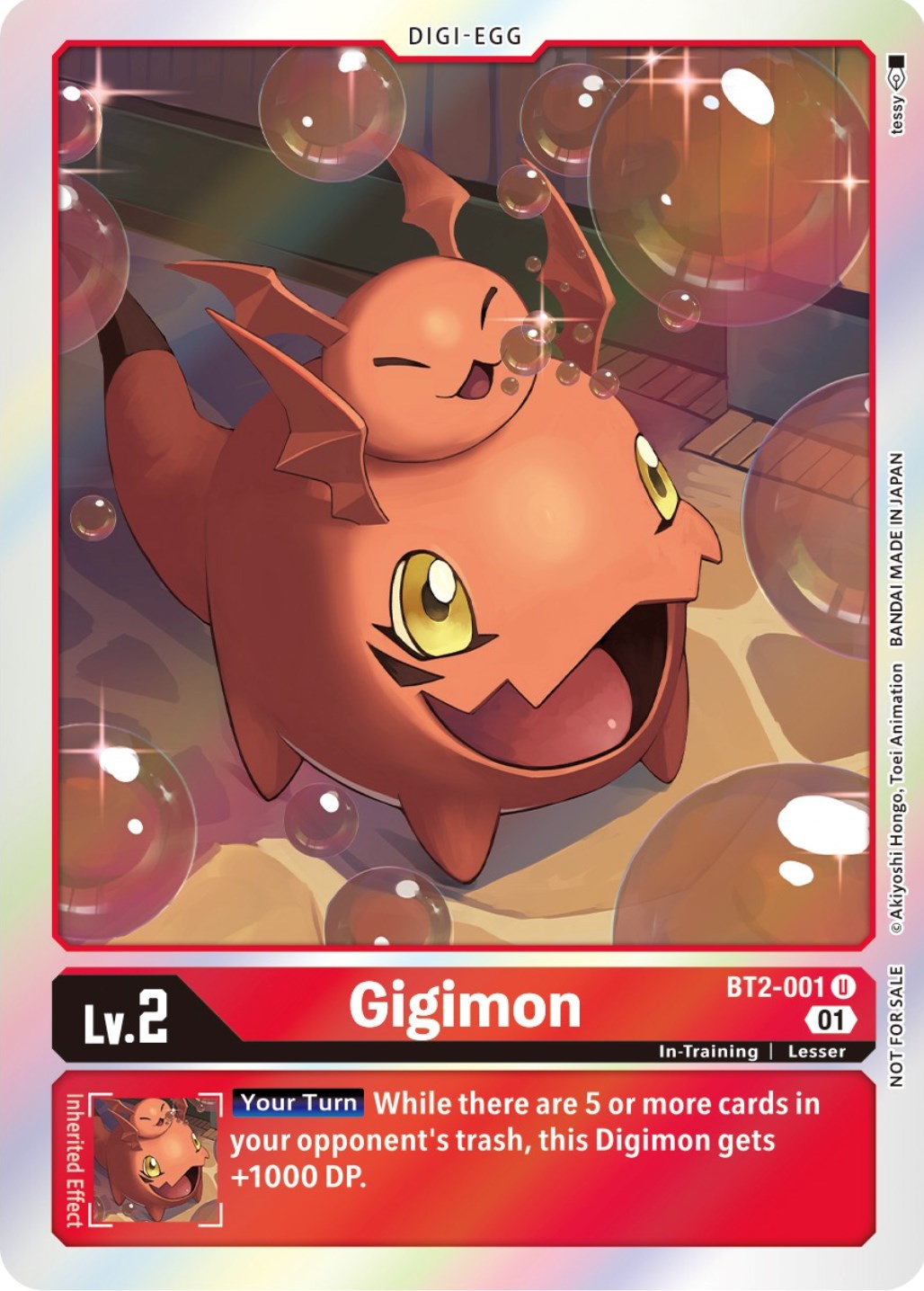 Gigimon [BT2-001] (ST-11 Special Entry Pack) [Release Special Booster Promos] | Event Horizon Hobbies CA