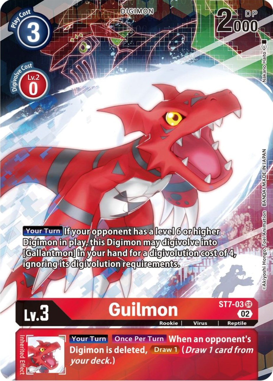 Guilmon [ST7-03] (Alternate Art) [Starter Deck: Beelzemon Advanced Deck Set] | Event Horizon Hobbies CA