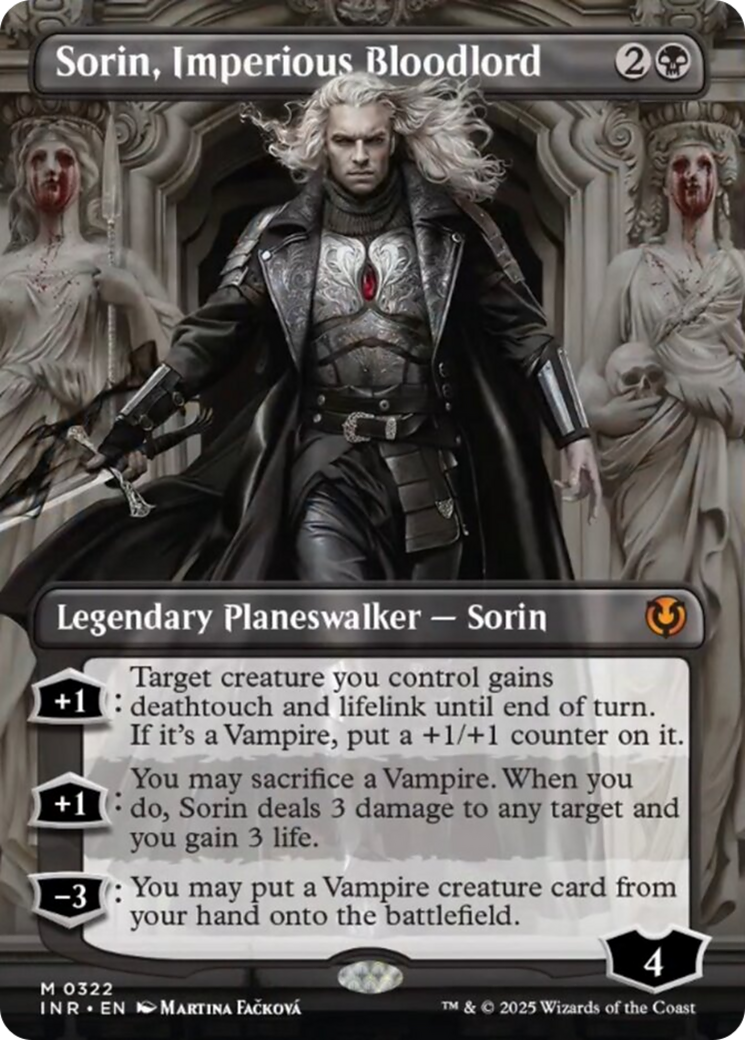 Sorin, Imperious Bloodlord (Borderless) [Innistrad Remastered] | Event Horizon Hobbies CA