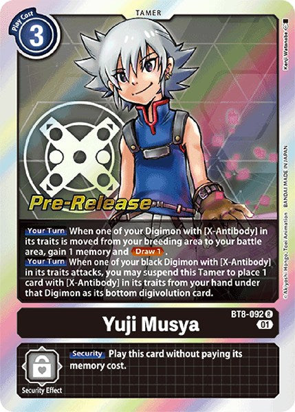 Yuji Musya [BT8-092] [New Awakening Pre-Release Cards] | Event Horizon Hobbies CA