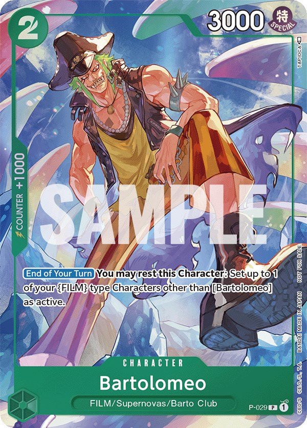 Bartolomeo (Event Pack Vol. 1) [One Piece Promotion Cards] | Event Horizon Hobbies CA