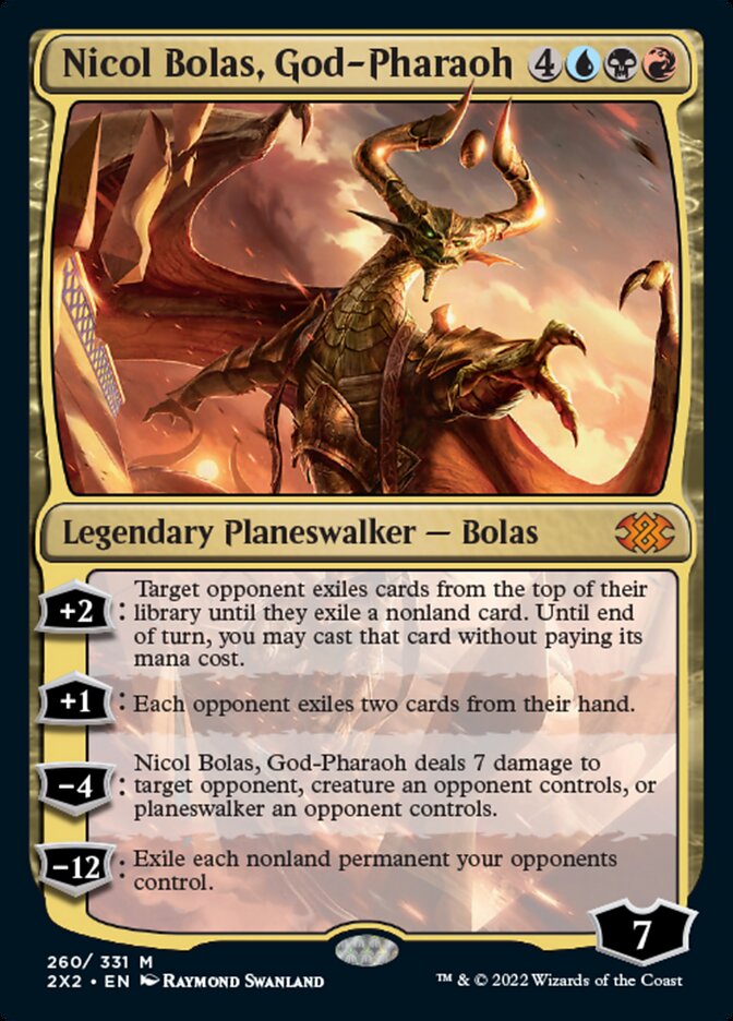 Nicol Bolas, God-Pharaoh [Double Masters 2022] | Event Horizon Hobbies CA