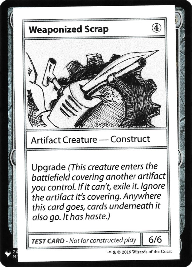 Weaponized Scrap [Mystery Booster Playtest Cards] | Event Horizon Hobbies CA