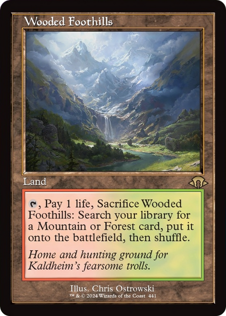 Wooded Foothills (Retro) [Modern Horizons 3] | Event Horizon Hobbies CA