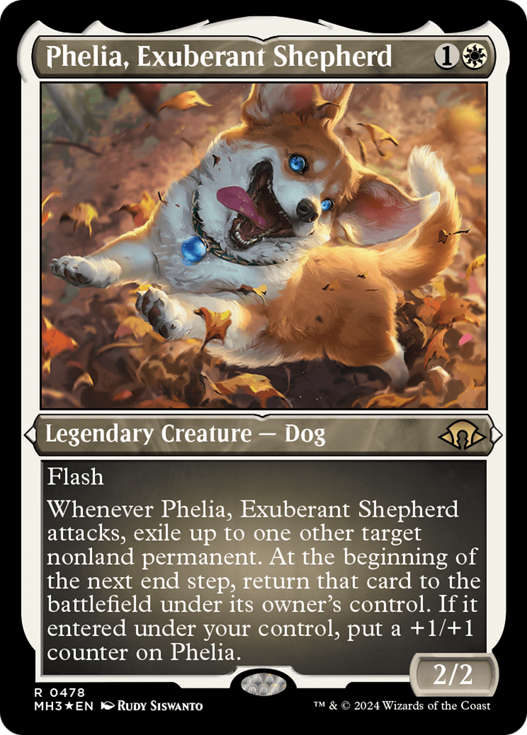 Phelia, Exuberant Shepherd (Foil Etched) [Modern Horizons 3] | Event Horizon Hobbies CA