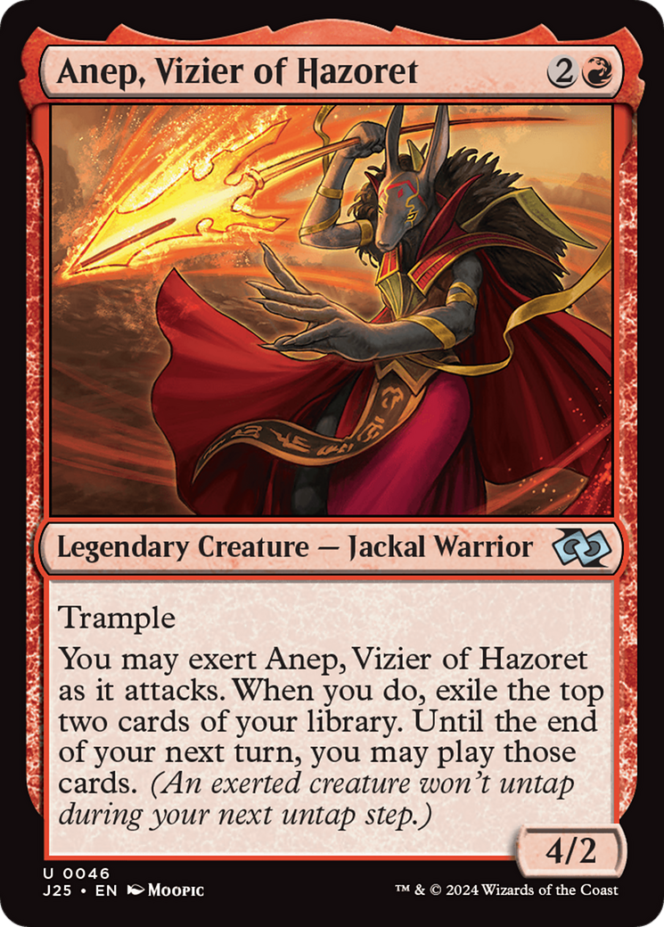 Anep, Vizier of Hazoret (Anime) [Foundations Jumpstart] | Event Horizon Hobbies CA