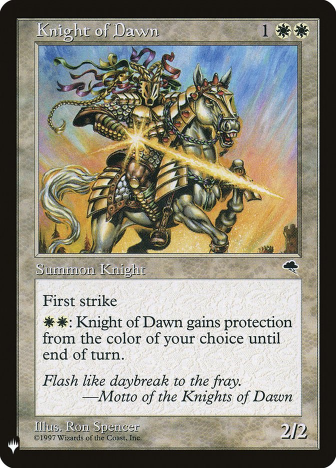 Knight of Dawn [Mystery Booster] | Event Horizon Hobbies CA