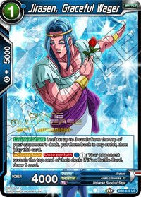 Jirasen, Graceful Wager (Divine Multiverse Draft Tournament) (DB2-049) [Tournament Promotion Cards] | Event Horizon Hobbies CA