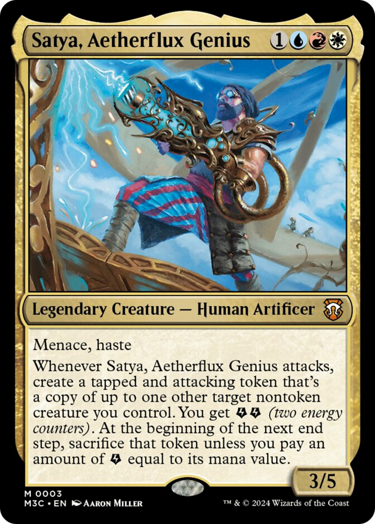 Satya, Aetherflux Genius [Modern Horizons 3 Commander] | Event Horizon Hobbies CA