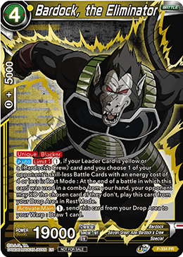 Bardock, the Eliminator (P-334) [Tournament Promotion Cards] | Event Horizon Hobbies CA