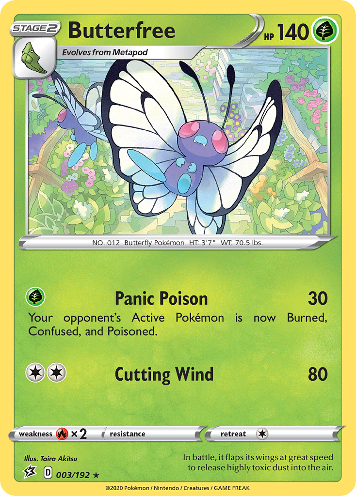 Butterfree (003/192) [Sword & Shield: Rebel Clash] | Event Horizon Hobbies CA