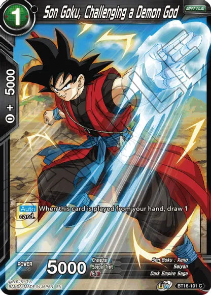 Son Goku, Challenging a Demon God (BT16-101) [Realm of the Gods] | Event Horizon Hobbies CA