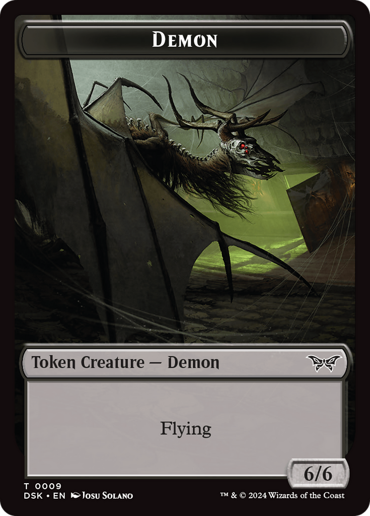 Demon Token [Duskmourn: House of Horror Tokens] | Event Horizon Hobbies CA