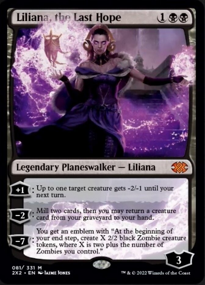 Liliana, the Last Hope [Double Masters 2022] | Event Horizon Hobbies CA