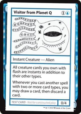 Visitor from Planet Q (2021 Edition) [Mystery Booster Playtest Cards] | Event Horizon Hobbies CA