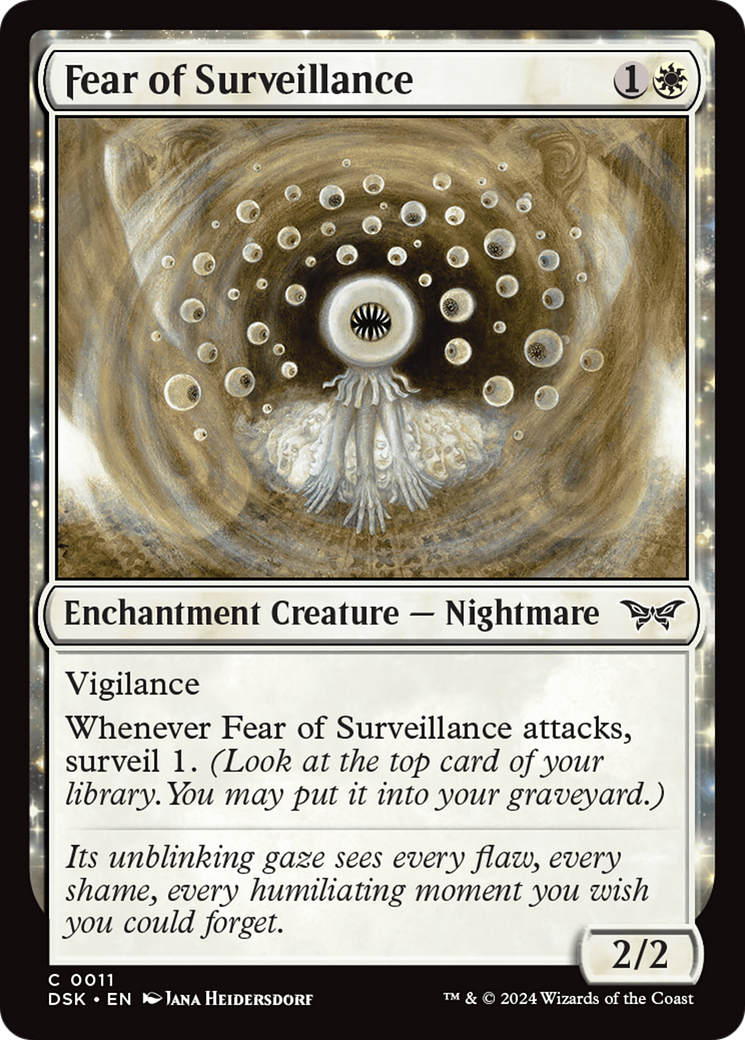 Fear of Surveillance [Duskmourn: House of Horror] | Event Horizon Hobbies CA