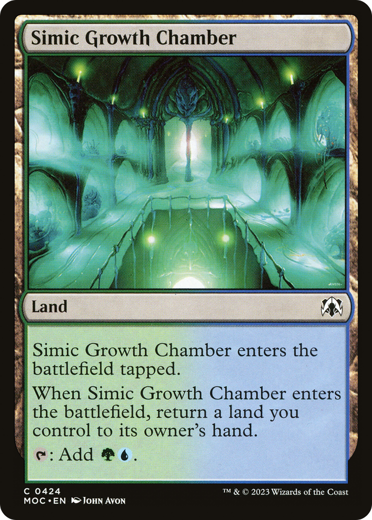 Simic Growth Chamber [March of the Machine Commander] | Event Horizon Hobbies CA