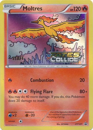 Moltres (XY127) (Staff) [XY: Black Star Promos] | Event Horizon Hobbies CA