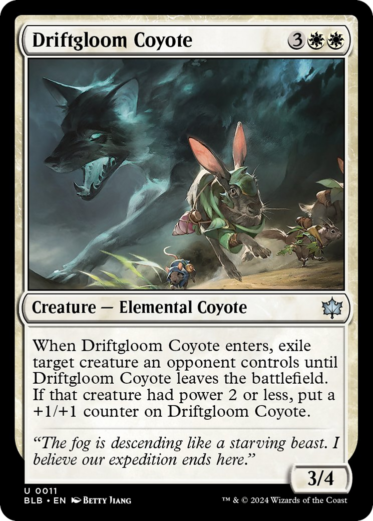 Driftgloom Coyote [Bloomburrow] | Event Horizon Hobbies CA