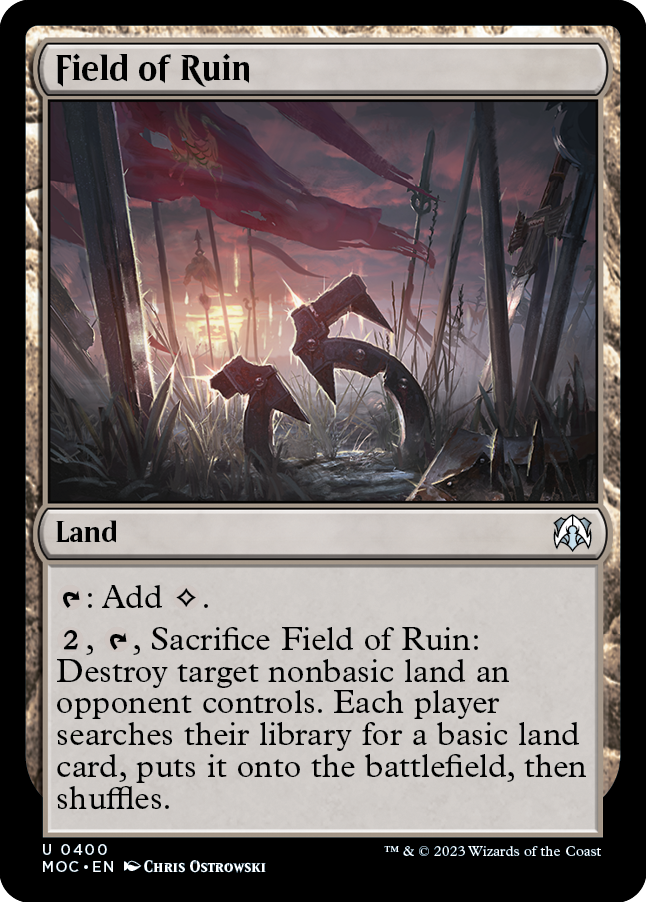 Field of Ruin [March of the Machine Commander] | Event Horizon Hobbies CA