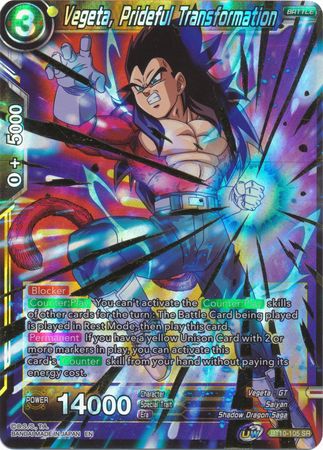 Vegeta, Prideful Transformation (BT10-105) [Rise of the Unison Warrior 2nd Edition] | Event Horizon Hobbies CA