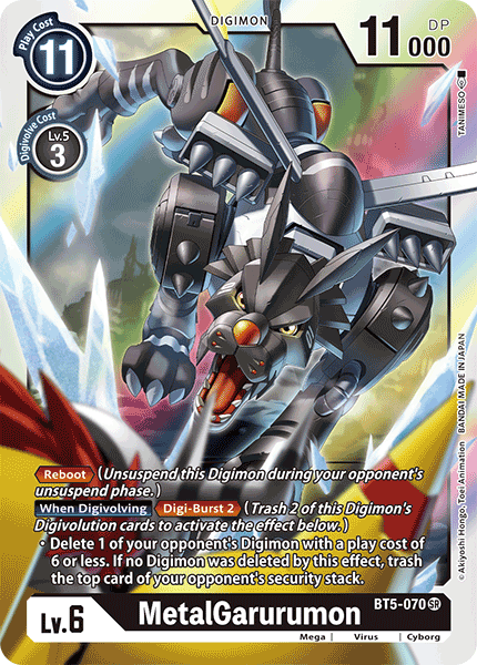 MetalGarurumon [BT5-070] [Battle of Omni] | Event Horizon Hobbies CA