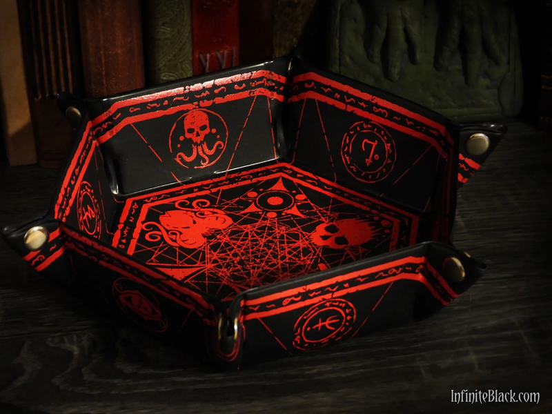 Dice - Infinite Black - Elder Dice Folding  Tray