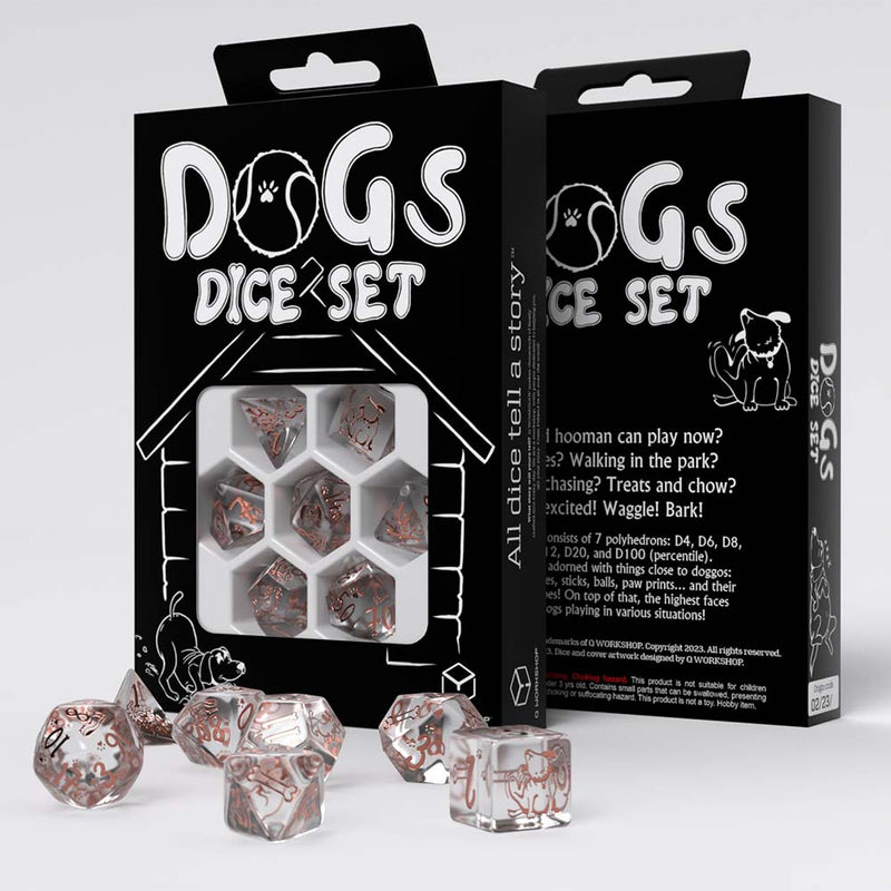 Dice Set - Dogs Dice Set - Bubbles