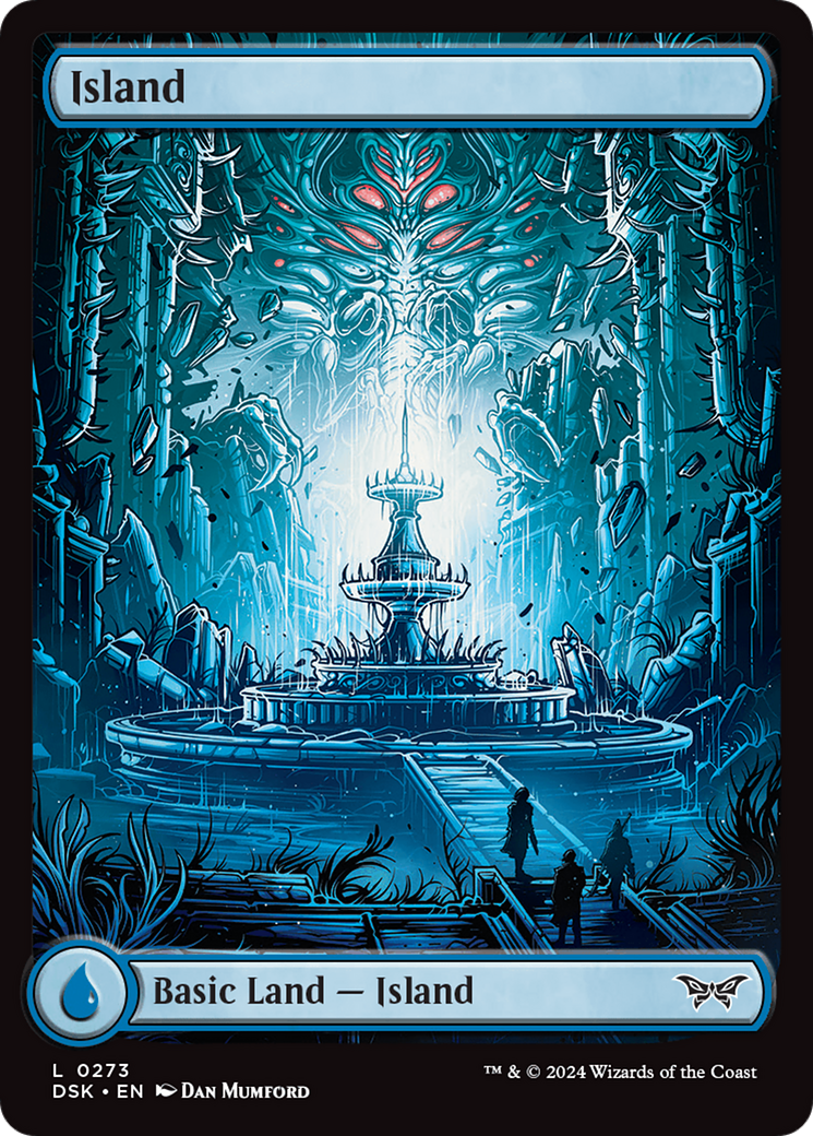 Island (273) - Full Art [Duskmourn: House of Horror] | Event Horizon Hobbies CA