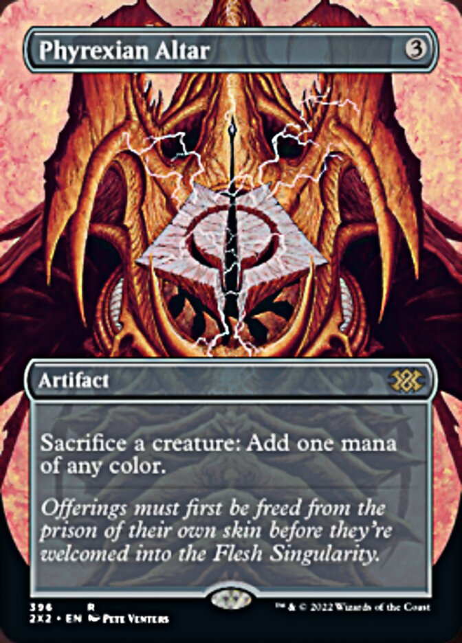 Phyrexian Altar (Borderless Alternate Art) [Double Masters 2022] | Event Horizon Hobbies CA