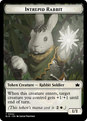 Bat // Intrepid Rabbit Double-Sided Token [Bloomburrow Tokens] | Event Horizon Hobbies CA