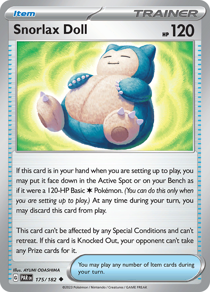 Snorlax Doll (175/182) [Scarlet & Violet: Paradox Rift] | Event Horizon Hobbies CA