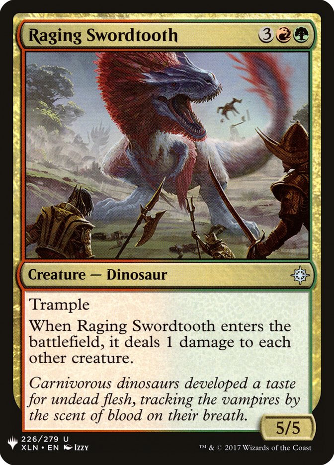 Raging Swordtooth [Mystery Booster] | Event Horizon Hobbies CA