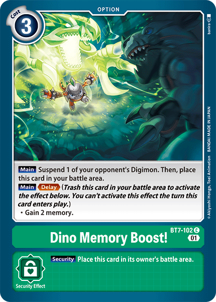 Dino Memory Boost! [BT7-102] [Next Adventure] | Event Horizon Hobbies CA