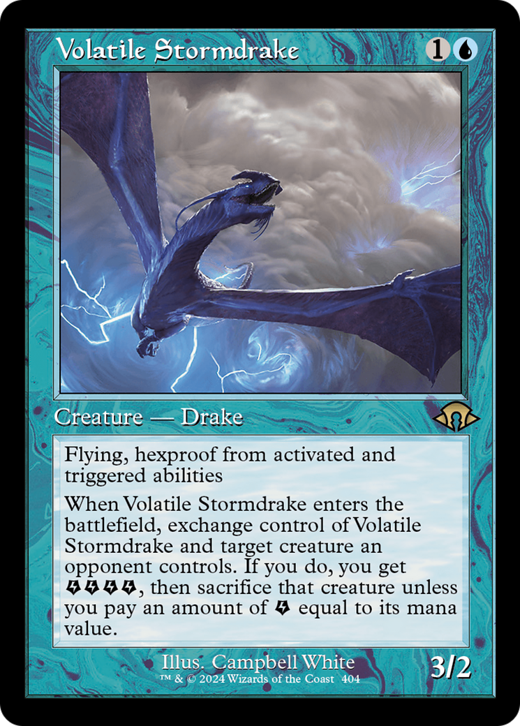 Volatile Stormdrake (Retro) [Modern Horizons 3] | Event Horizon Hobbies CA