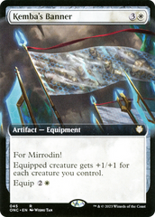 Kemba's Banner (Extended Art) [Phyrexia: All Will Be One Commander] | Event Horizon Hobbies CA