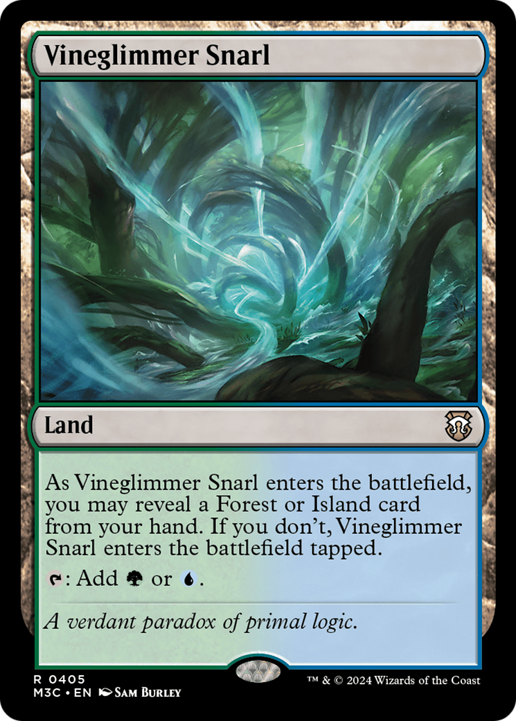 Vineglimmer Snarl (Ripple Foil) [Modern Horizons 3 Commander] | Event Horizon Hobbies CA