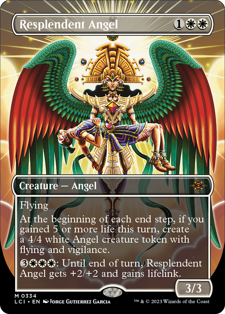 Resplendent Angel (Borderless) [The Lost Caverns of Ixalan] | Event Horizon Hobbies CA