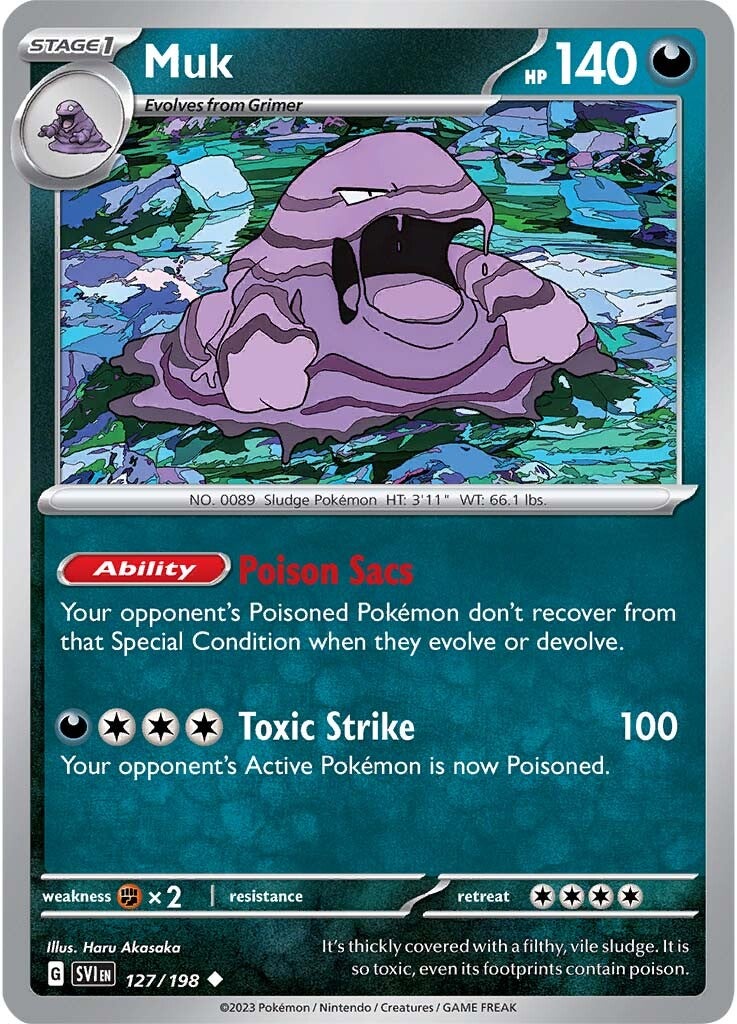 Muk (127/198) [Scarlet & Violet: Base Set] | Event Horizon Hobbies CA